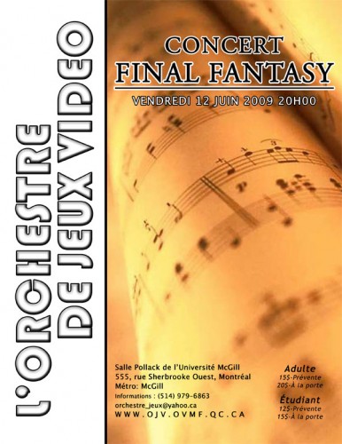 L'orchestre de jeux vidÃ©os prÃ©sente un concert de Final Fantasy