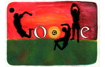 Doodle I love Football