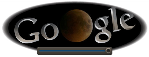 Logo Google pour l'Ã©clipse lunaire